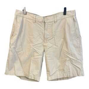 Patagonia All Wear Organic Cotton Khaki Shorts 7” Inseam Size 33 A1